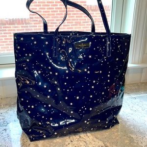 Kate spade tote. Navy with white stars.
